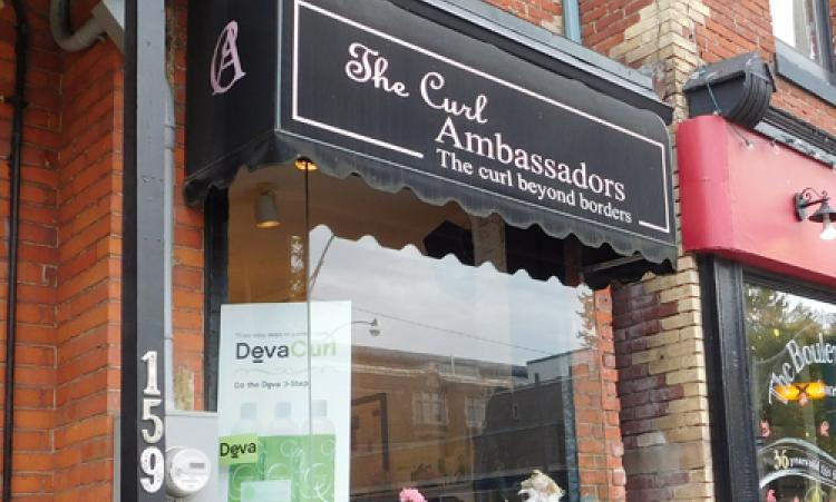 picture of the Curl Ambassadors storefront